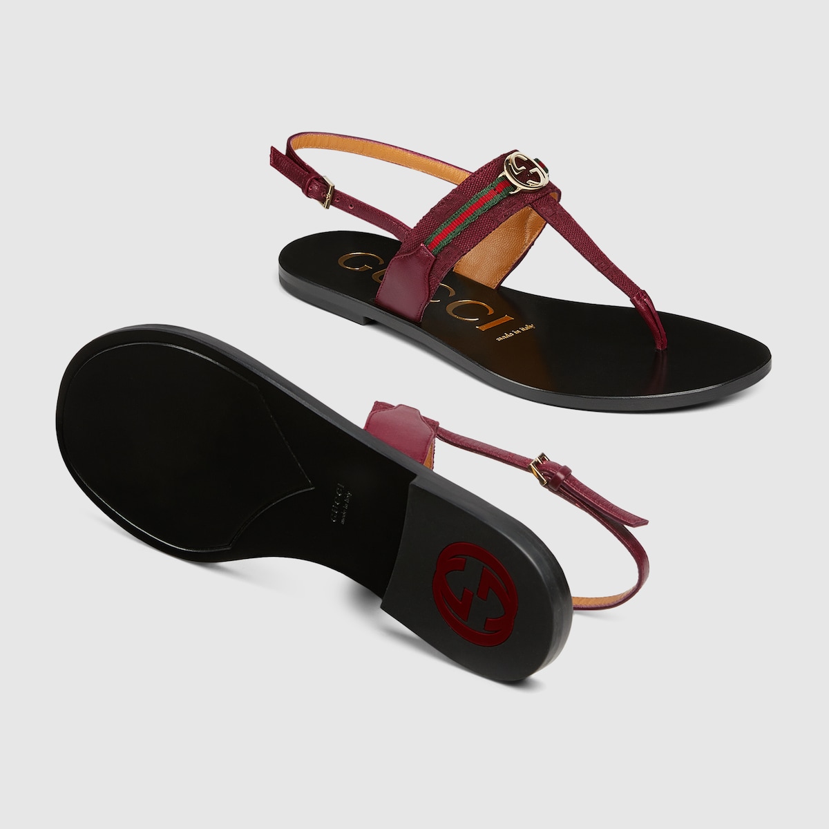 Gucci Women’s Interlocking G Web sandal - Image 4